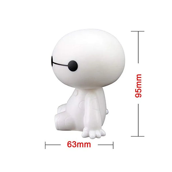 Cartoon Baymax Robot Shaking Head Figure Car Ornaments Auto Interior Decorations Big Hero Toys Ornament Z4