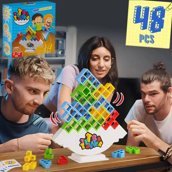 Puzzles Tetra Tower Fun Balance Stacking Building Board Game for Kids Adults Friends Team Dorm Family Game Night Partie Gifts