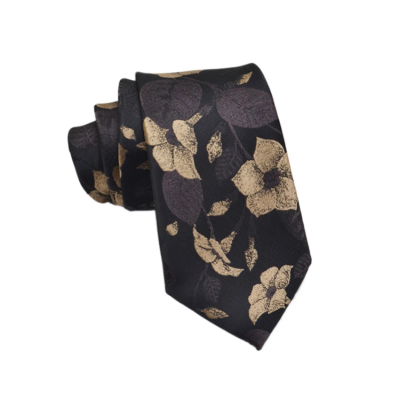 35 Styles Men's Silk Ties Jacquard Dot Floral 8cm Necktie Accessories Daily Wear Shirt Suit Cravat Wedding Party Gifts Neck Tie