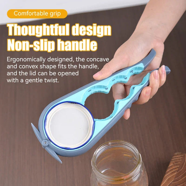 Multi-function bottle opener, can opener, multi-purpose can capper, cap opener, non-slip and labor-saving cap opening