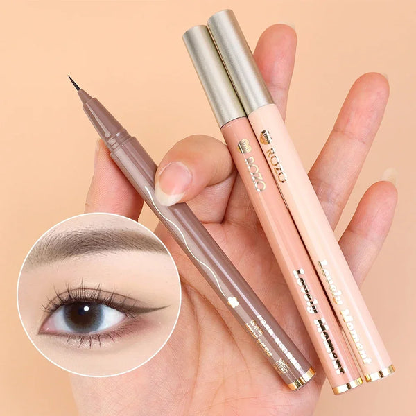 Waterproof Diamond Glitter champagne Liquid Eyeliner Eyeshadow Makeup Black Brown Eye Liner Pen Eye Beauty Party Makeup Tools